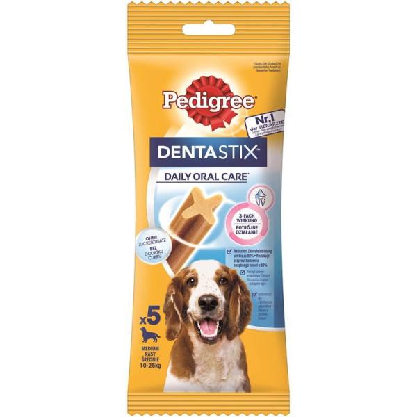 ARDEBO.de Pedigree Denta Stix Daily Care MP für mittelgroße Hunde 5 Stück