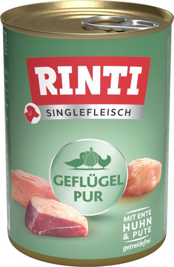ARDEBO.de Rinti Singlefleisch Geflügel Pur 400 g