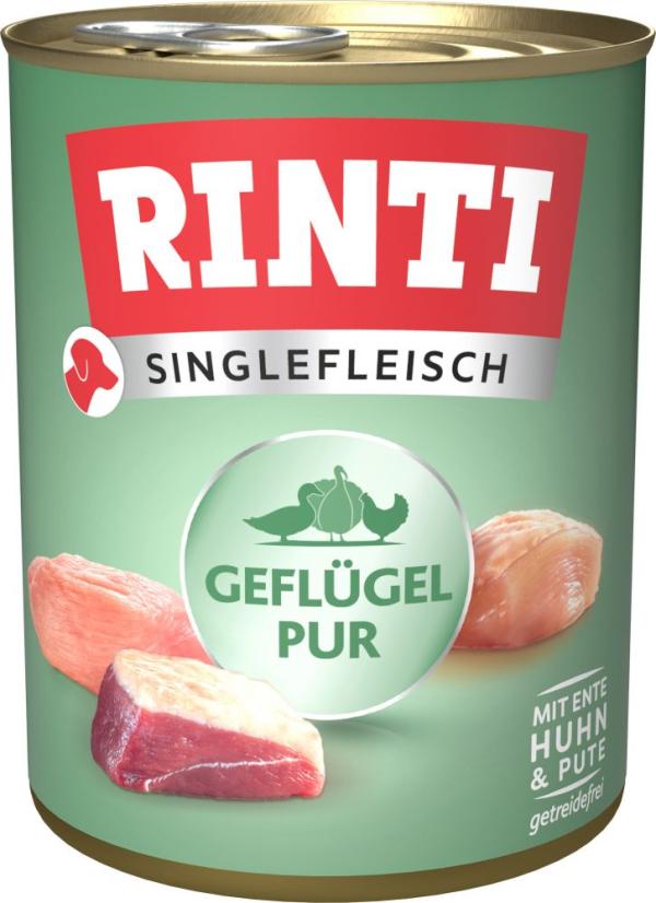 ARDEBO.de Rinti Singlefleisch Geflügel Pur 800 g