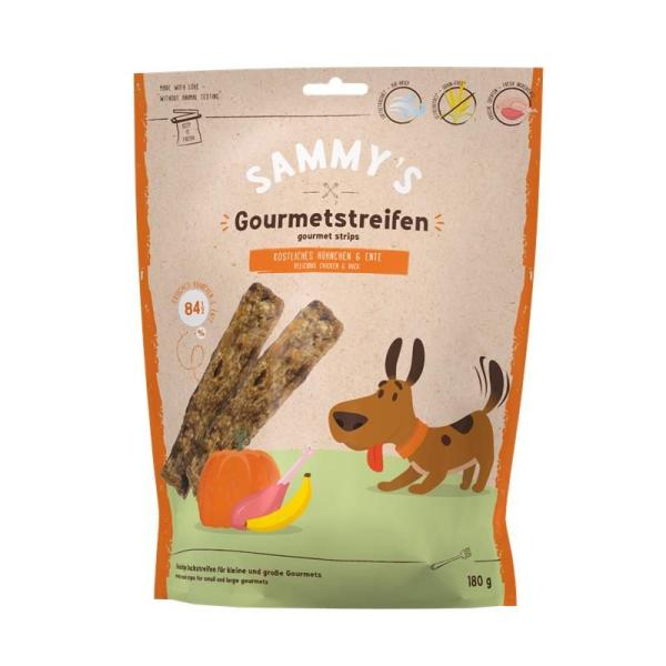 ARDEBO.de Bosch Sammys Gourmetstreifen Hühnchen & Ente 180g