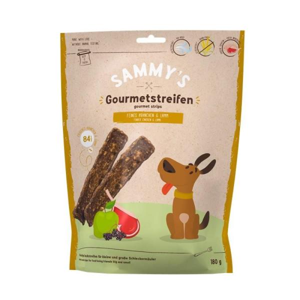 ARDEBO.de Bosch Sammys Gourmetstreifen Hühnchen & Lamm 180g