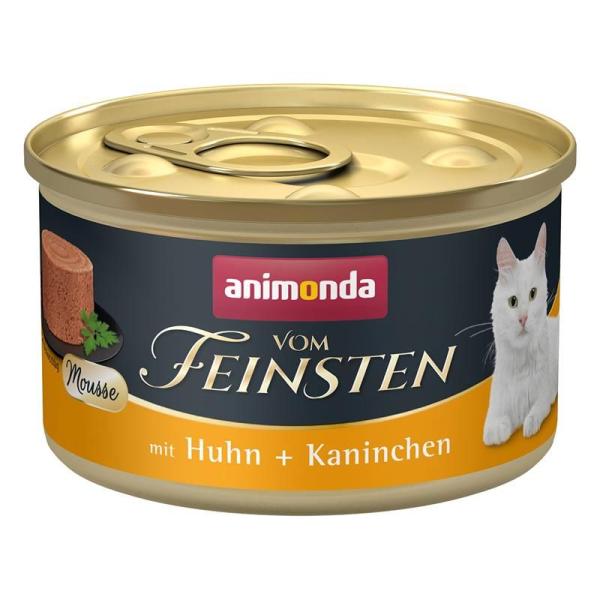 ARDEBO.de Animonda Cat vom Feinsten Adult Mousse Huhn & Kaninchen 85g