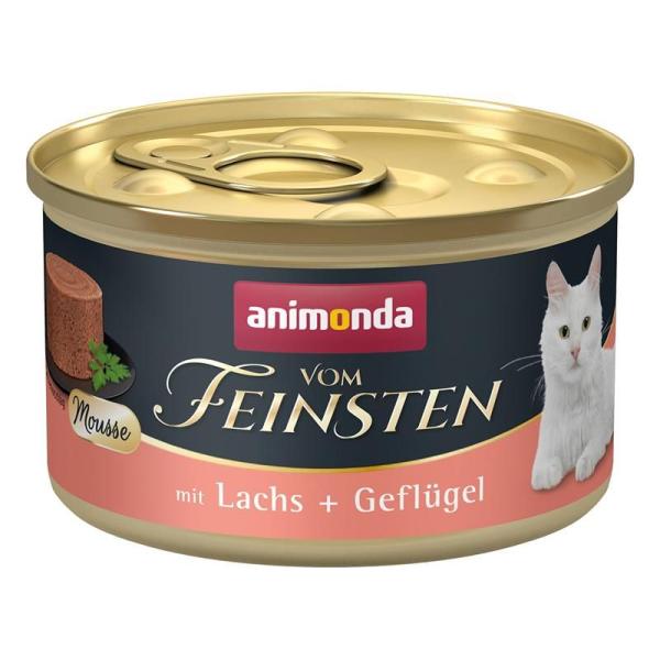 ARDEBO.de Animonda Cat vom Feinsten Adult Mousse Lachs & Geflügel 85g