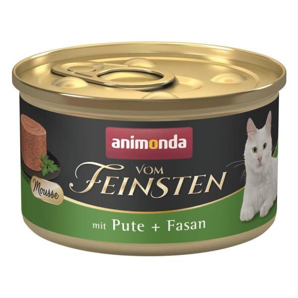 ARDEBO.de Animonda Cat vom Feinsten Adult Mousse Pute & Fasan 85g