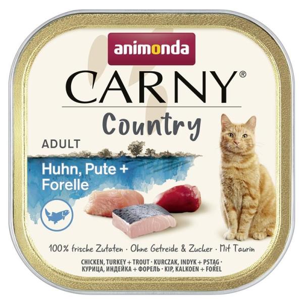 ARDEBO.de Animonda Cat Carny Country Adult Huhn, Pute & Forelle 100g