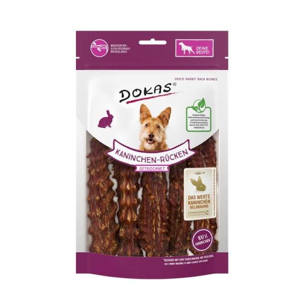 ARDEBO.de Dokas Dog Kaninchenrücken 120g