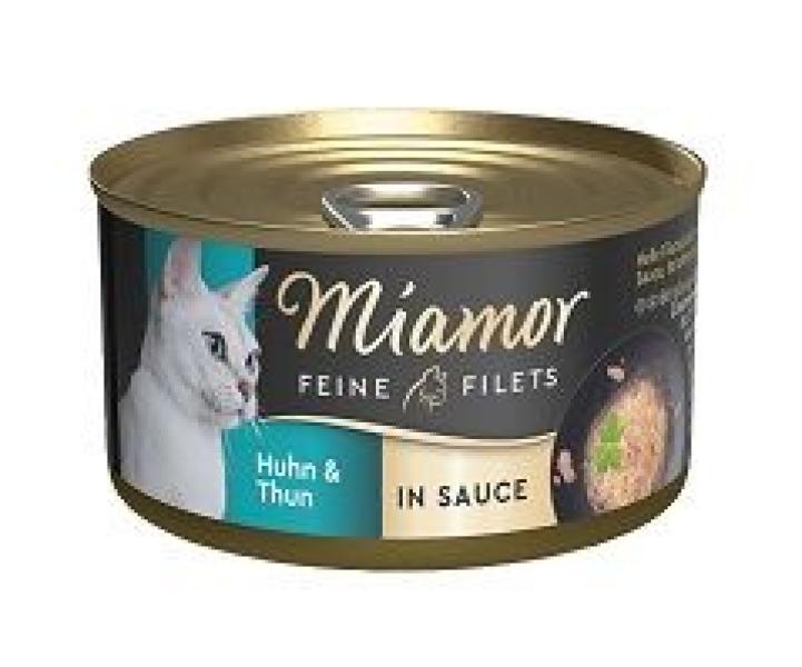 ARDEBO.de Miamor Dose Feine Filets Huhn & Thunfisch in Sauce 85g
