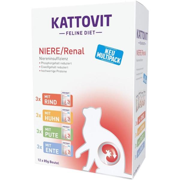 ARDEBO.de Kattovit PB Feline Diet Niere/Renal Multipack 12x85g