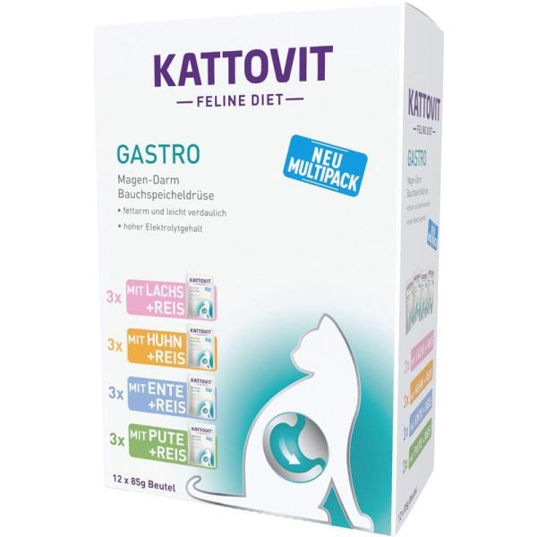 ARDEBO.de Kattovit PB Feline Diet Gastro Multipack 12x85g