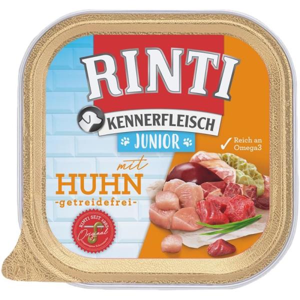 ARDEBO.de Rinti Kennerfleisch Schale Junior mit Huhn 300 g