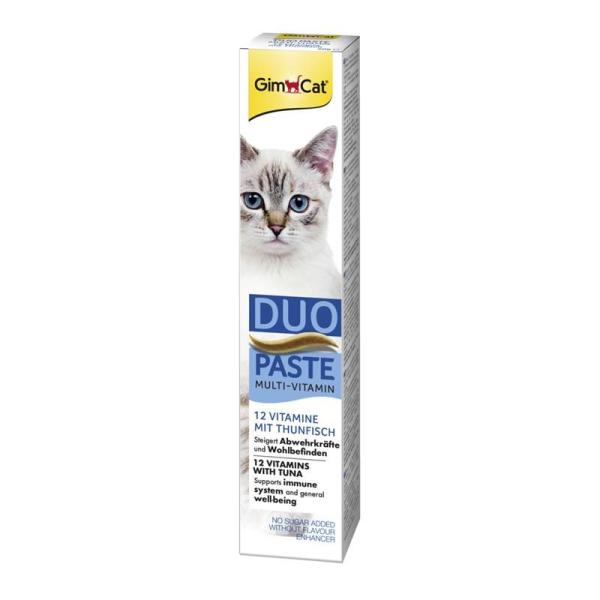 ARDEBO.de GimCat Multi-Vitamin Duo-Paste 12 Vitamine mit Thunfisch 50g
