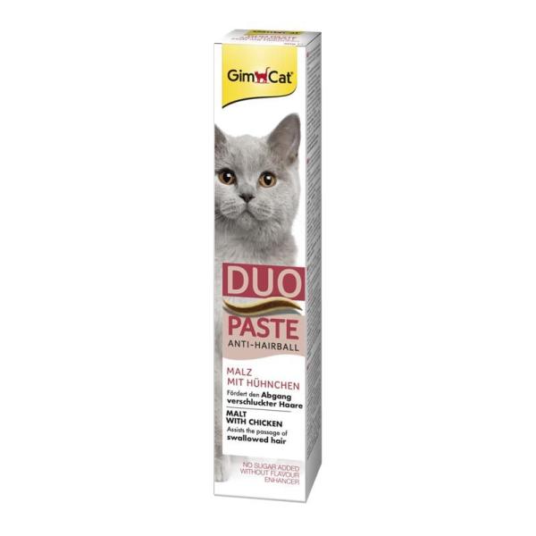 ARDEBO.de GimCat Anti-Hairball Duo-Paste Malz mit Hühnchen 50g