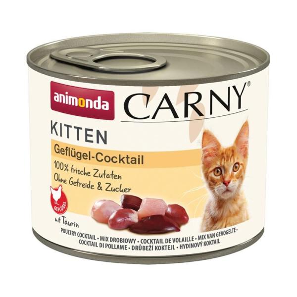 ARDEBO.de Animonda Cat Carny Kitten Geflügel-Cocktail 200g