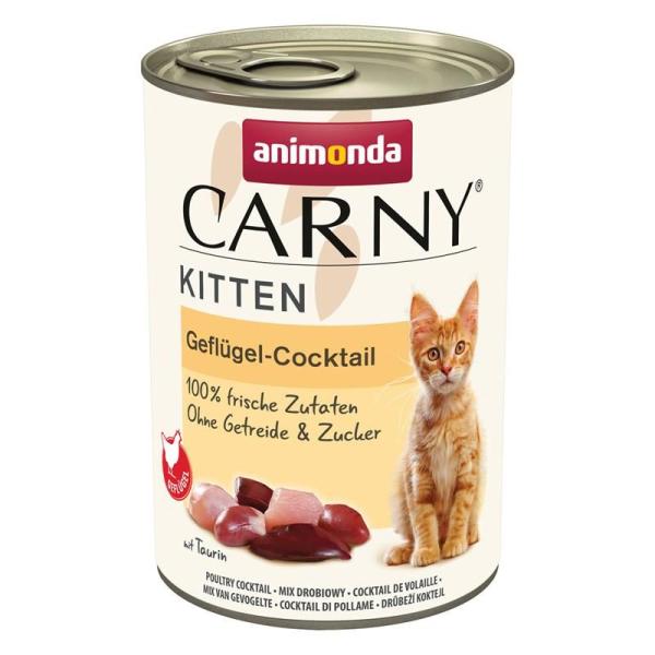ARDEBO.de Animonda Cat Carny Kitten Dose Geflügel-Cocktail 400g