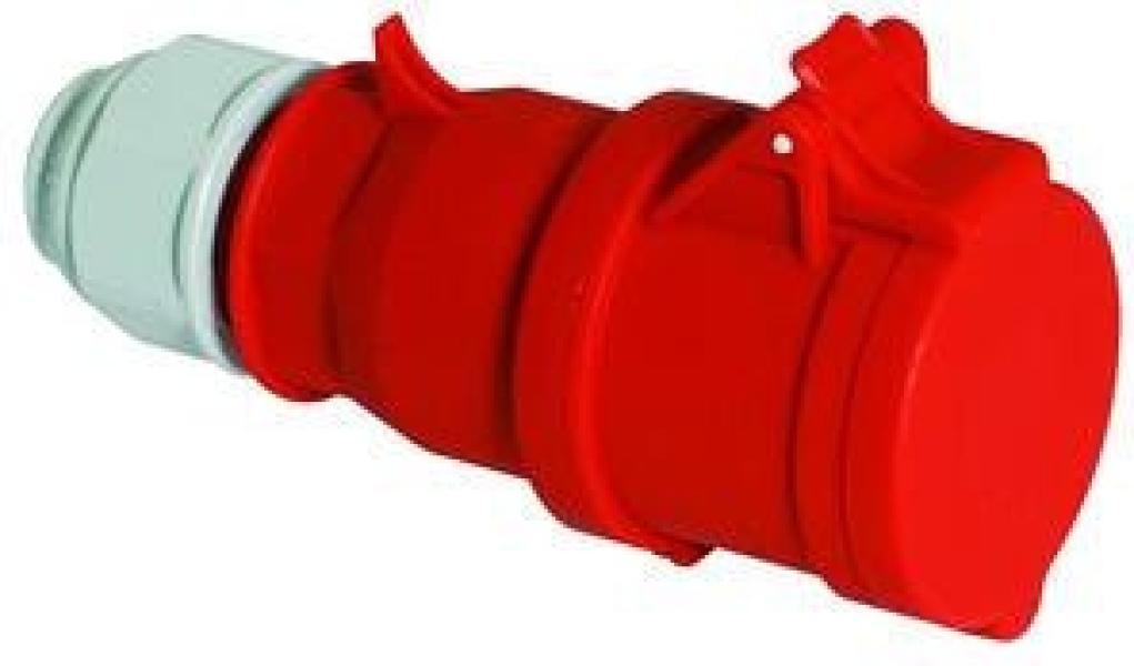 ARDEBO.de Bals  CEE Kupplung, 16A, 4-polig, 6h, IP44, 400V, rot (3130)