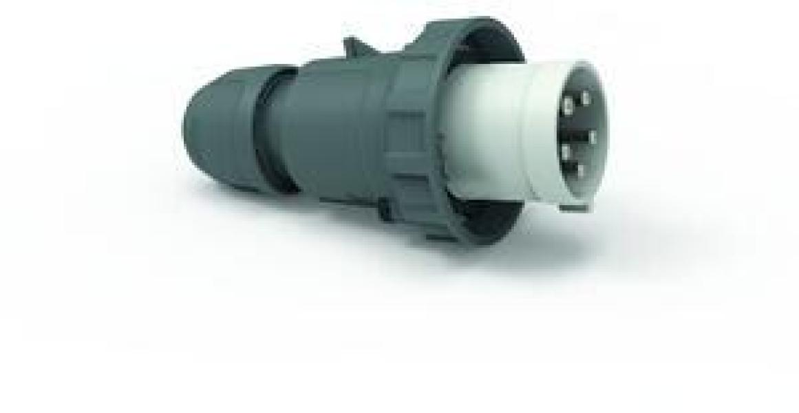 ARDEBO.de Bals 21400 Stecker QC TE Plus MULTI-GRIP Verschrraubung, 63A, 5p, >50V, 1h, IP67, grau (21400 )