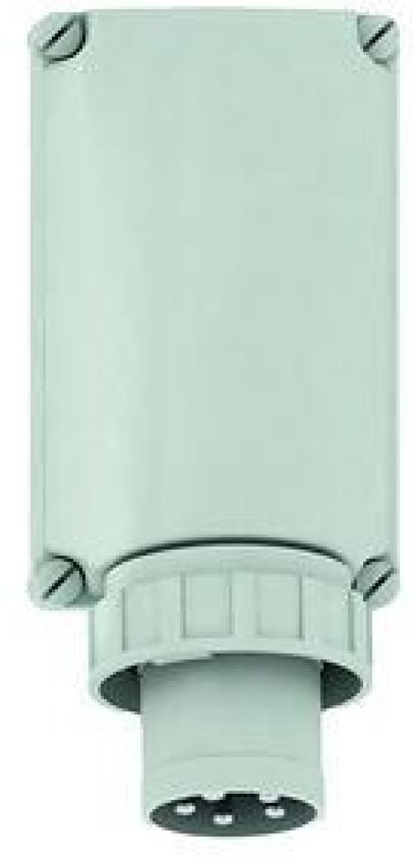 ARDEBO.de Bals Wandgerätestecker, 125A, 5p, >50V, 1h, IP67, grau (24241)