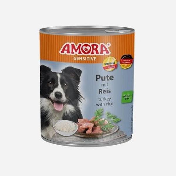 ARDEBO.de AMORA Dog Sensitive Pute & Reis 800g