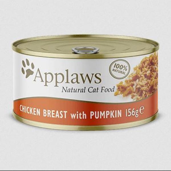 ARDEBO.de Applaws Cat Dose S6 Huhn & Kürbis 6x156g