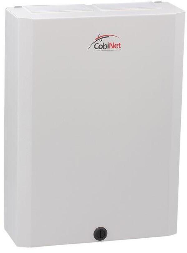 CobiNet 112699 VKA6/ Verteilergehäuse Aufputz mit Montagewanne, 333x453x115mm, IP42, Stahl, verkehrsweiß (112699)