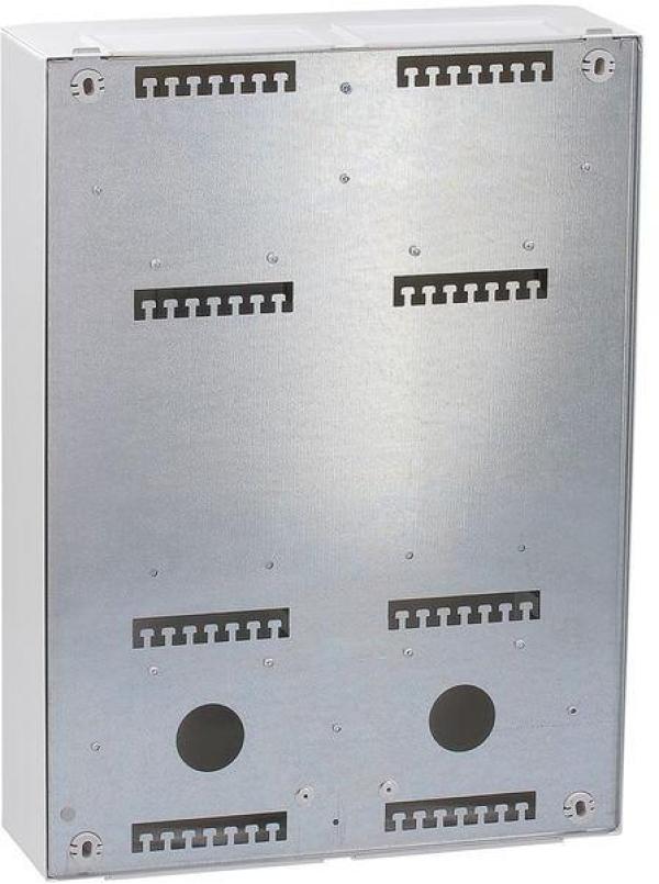 CobiNet 112699 VKA6/ Verteilergehäuse Aufputz mit Montagewanne, 333x453x115mm, IP42, Stahl, verkehrsweiß (112699)