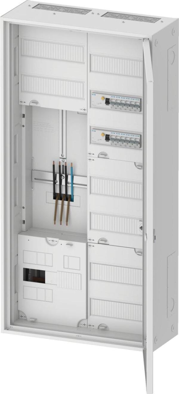ARDEBO.de Eaton ZSD-ZV-1100/APZ/B Zähler-Komplettschrank, vorverdrahtet, für 3-Punktbefestigung, Bestückungsvariante B (191009)
