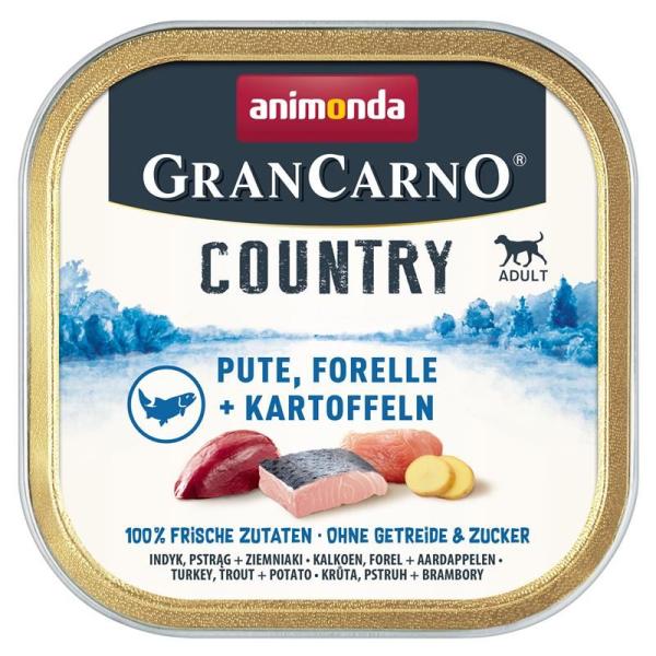 ARDEBO.de Animonda Dog GranCarno Country Adult Pute, Forelle & Kartoffel 150g