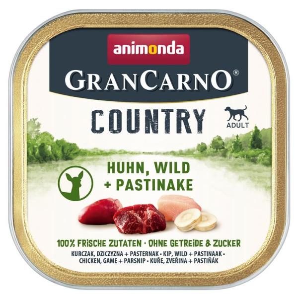 ARDEBO.de Animonda Dog GranCarno Country Adult Huhn, Wild & Pastinake 150g
