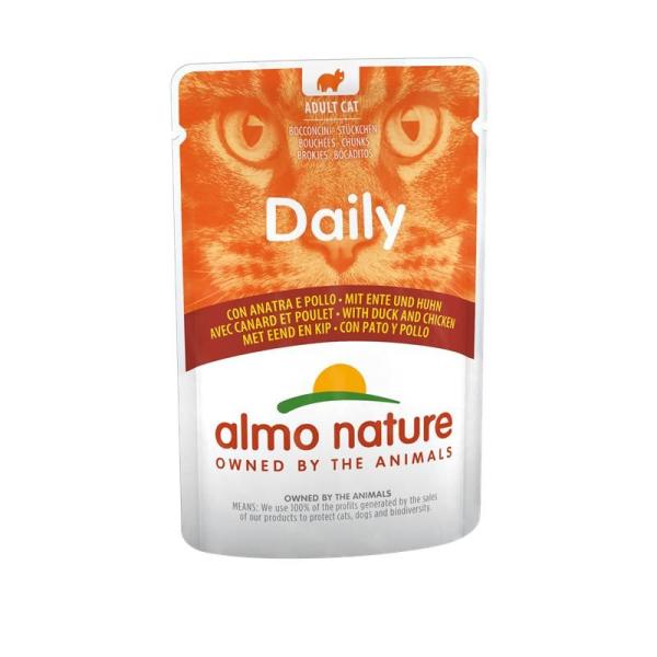 ARDEBO.de Almo Nature PB Daily Menu Ente & Huhn 70g