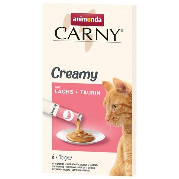 ARDEBO.de Animonda Cat Carny Adult Creamy Lachs & Taurin 6x15 g