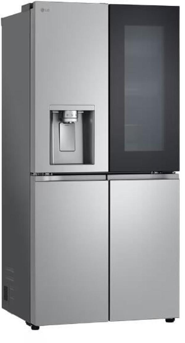 LG GMG761MBAE Stand Side-by-Side Kombination Multidoor, 83,5 cm breit, 508 L, InstaView, Wassertank, Eis-, Crushed Ice- und Wasserspender, WLAN, Metal Sorbet