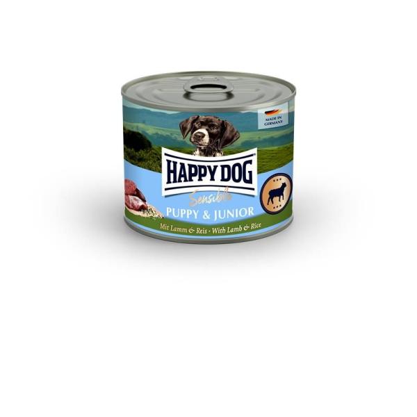 ARDEBO.de Happy Dog Dose Sensible Puppy Lamm & Reis 200g