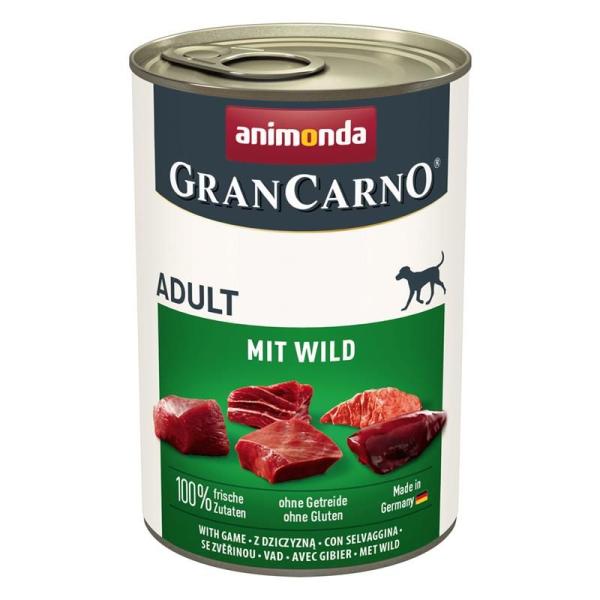 ARDEBO.de Animonda Dog GranCarno Adult mit Wild 400g