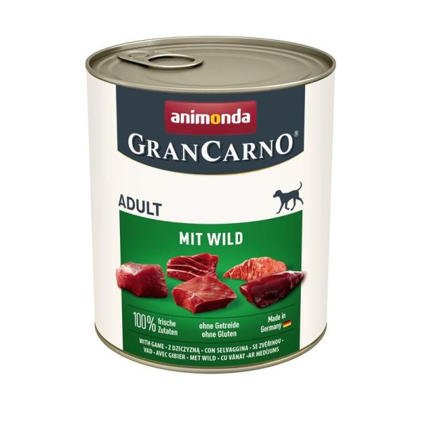 ARDEBO.de Animonda Dog GranCarno Adult mit Wild 800g