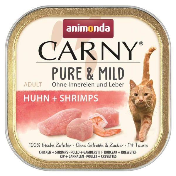 ARDEBO.de Animonda Cat Carny Adult Pure & Mild Huhn & Shrimps 100g