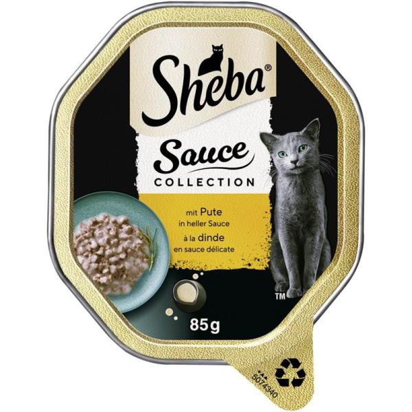 ARDEBO.de Sheba Schale Sauce Collection Pute in heller Sauce 85g