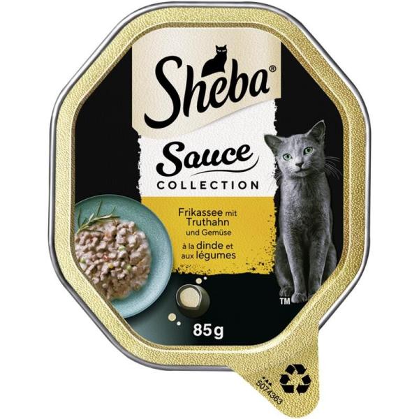 ARDEBO.de Sheba Schale Sauce Collection Frikassee Truthahn & Gemüse 85g