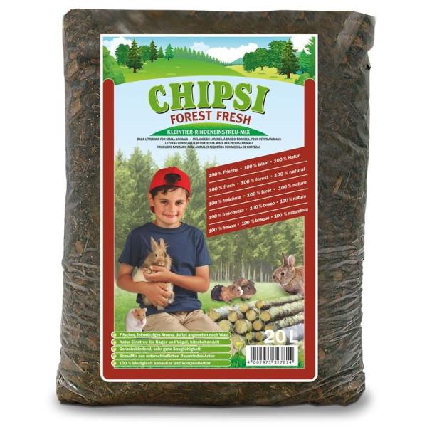 ARDEBO.de Chipsi Forest Fresh Rindeneinstreu 20l