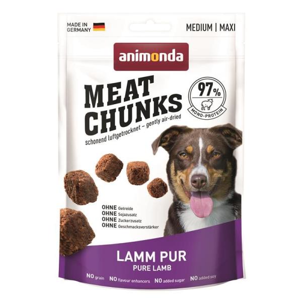 ARDEBO.de Animonda Dog Snack Meat Chunks Lamm pur Medium/Maxi 80g