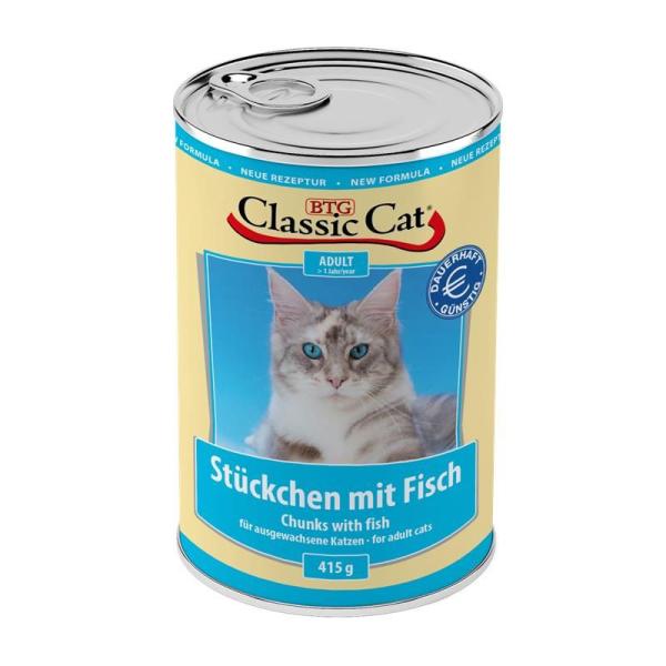 ARDEBO.de Classic Cat Dose Stückchen mit Fisch 415g