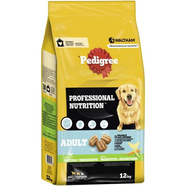 ARDEBO.de Pedigree Trocken Professional Nutrition Adult Geflügel & Gemüse 12kg