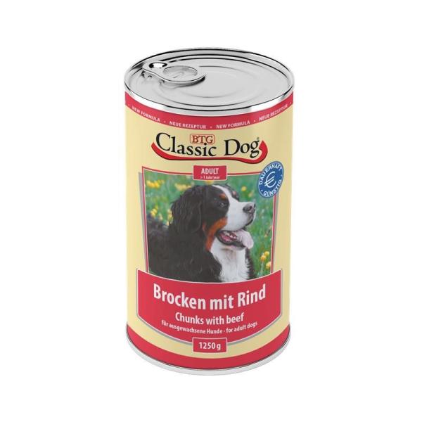 ARDEBO.de Classic Dog Dose Brocken mit Rind 1250 g