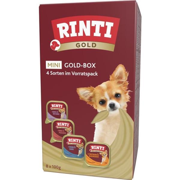 ARDEBO.de Rinti Schale Gold Mini Goldbox MB 8x100g