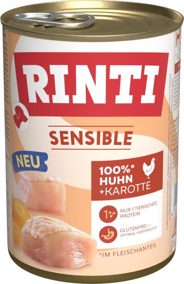 ARDEBO.de Rinti Dose Sensible Huhn & Karotte 400g