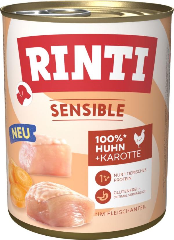 ARDEBO.de Rinti Dose Sensible Huhn & Karotte 800g