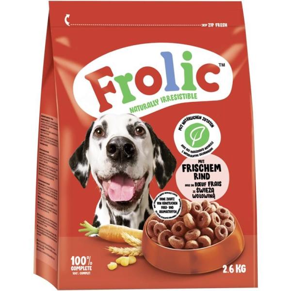 ARDEBO.de Frolic Trockenfutter Rind 2,6 kg