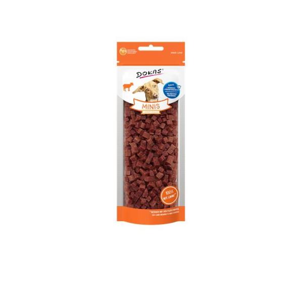 ARDEBO.de Dokas Dog Minis Lammfleisch 70g