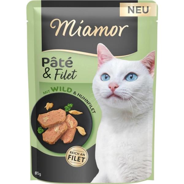 ARDEBO.de Miamor PB Pâté & Filet mit Wild 85g