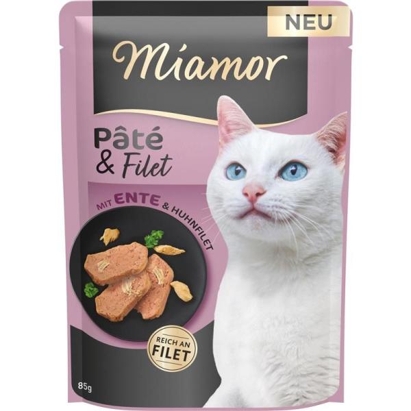 ARDEBO.de Miamor PB Pâté & Filet mit Ente 85g