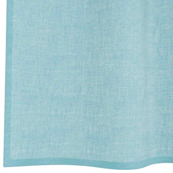 Voile Vorhänge mit Schlaufen 2 Stk. Türkis 140x225 cm